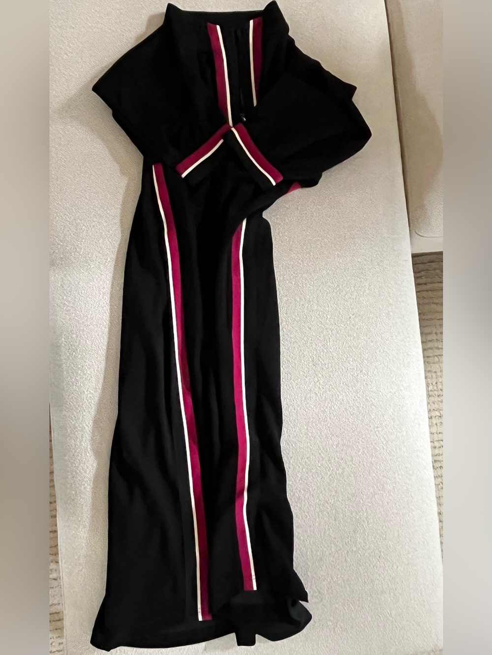 JODIFL Women’s Black tunic shift Dress contrast Trim size Medium relaxed fit New - Picture 10 of 11